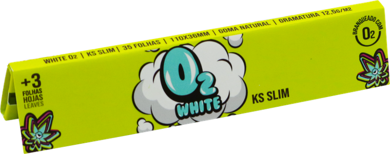 O2 White King Size Slim